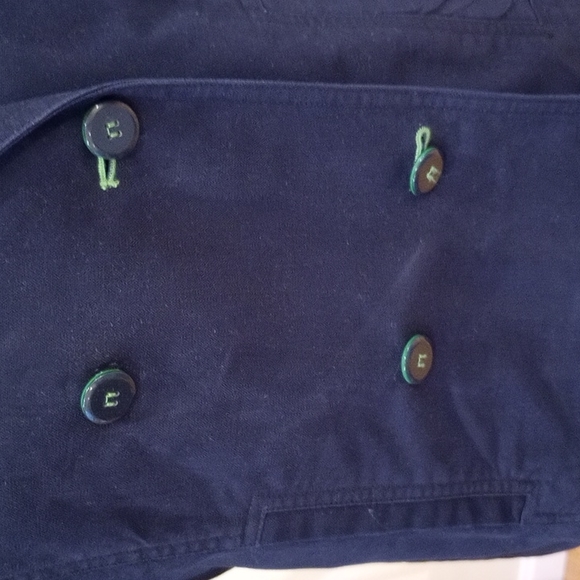 Liz Claiborne Ladies Double Breasted Jacket Size:6 Color:Navy - Picture 2 of 12